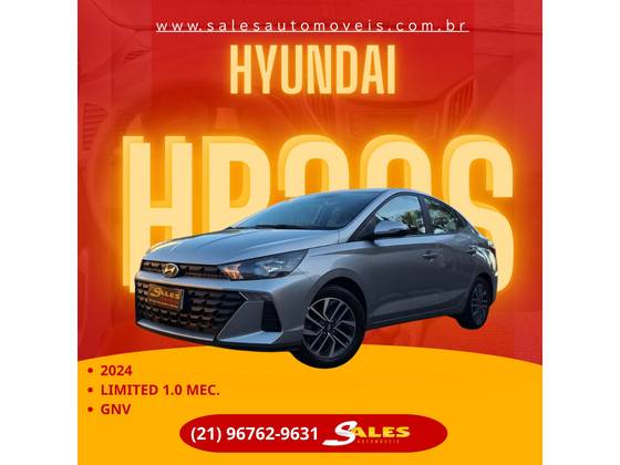 HYUNDAI HB20S 1.0 12V FLEX LIMITED MANUAL HYUNDAI HB20S 1.0 12V FLEX LIMITED MANUAL